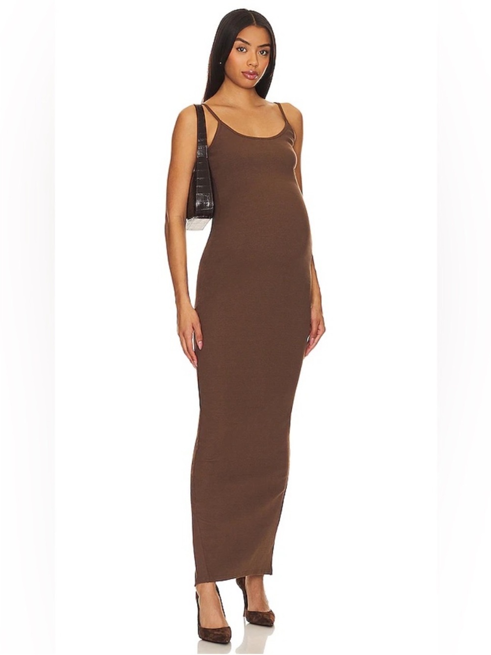 Bumpsuit sculpted rib knit dress